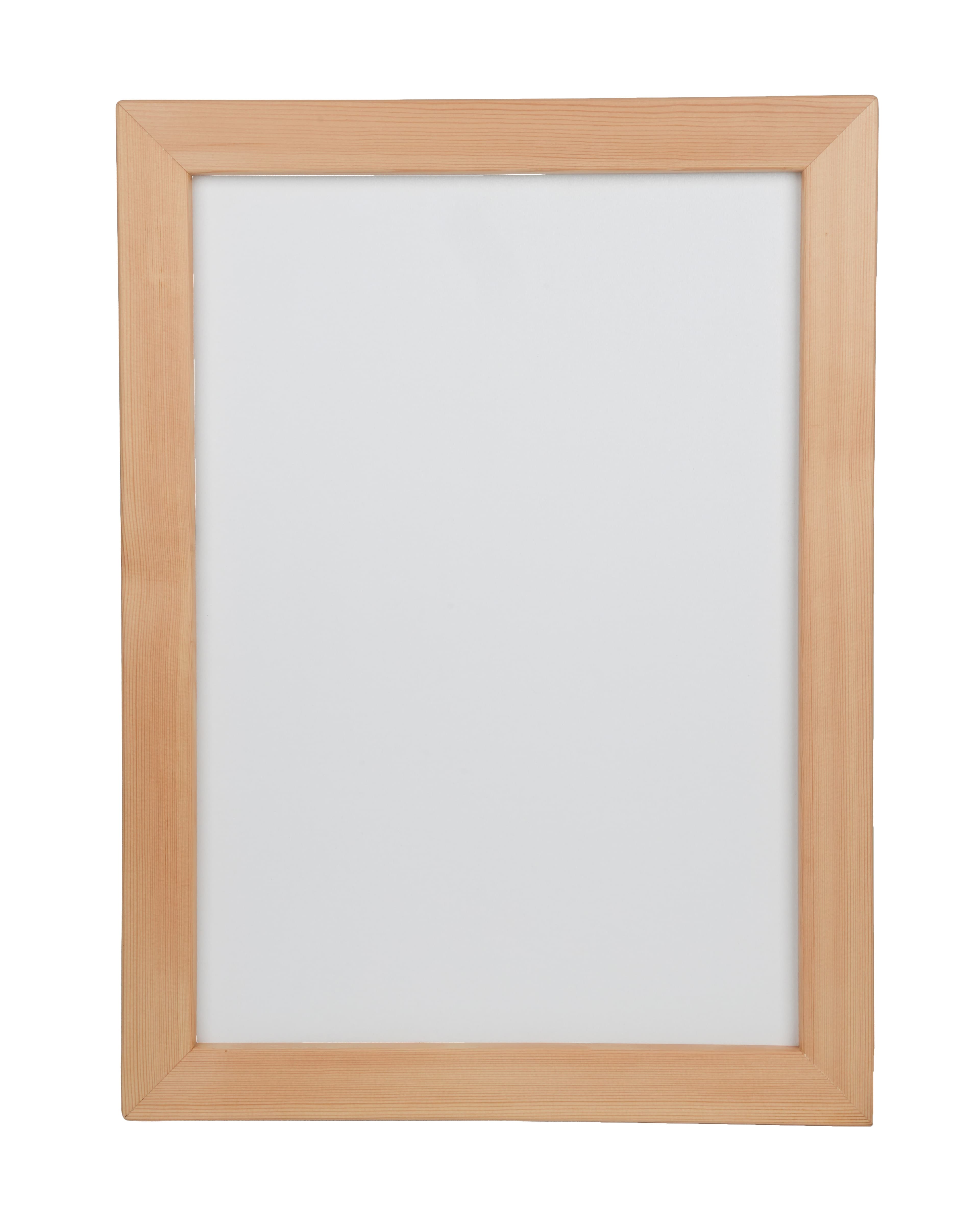 Modern Siyah Beyaz LED Çam Çerçeve – 4 cm Masif Ahşap Aydınlatmalı Duvar Tablosu