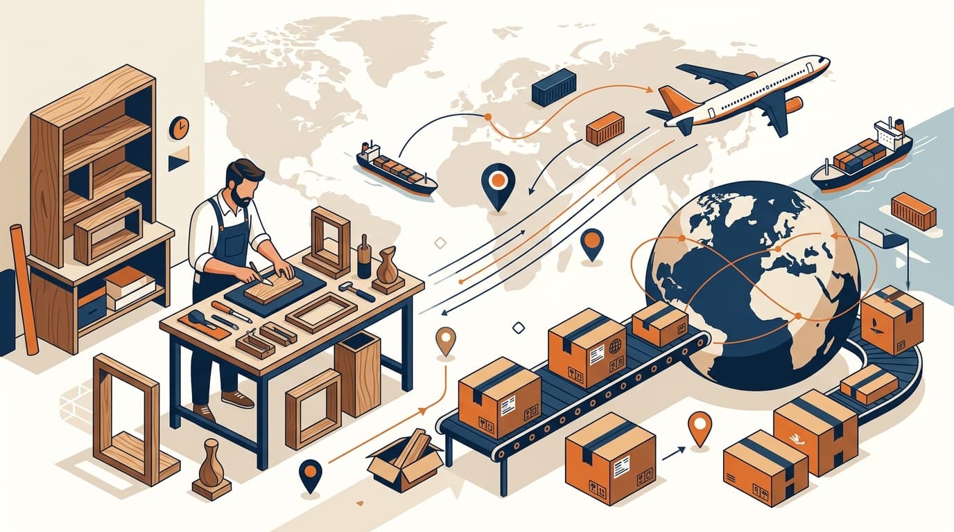 Etsy'de Ahşap Dekor: 7 Adımda Global Satış Sırları