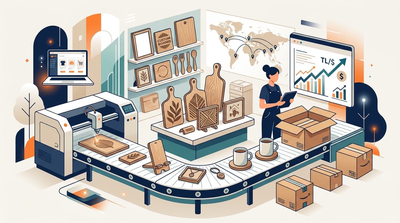 Print on Demand'da Ahşap: Karlı Bir Kategori mi?