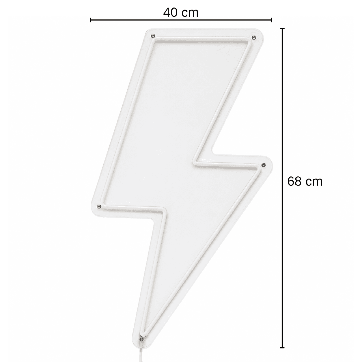 Şimşek Neon led 1.Nesil Neon Led 40x68 cm