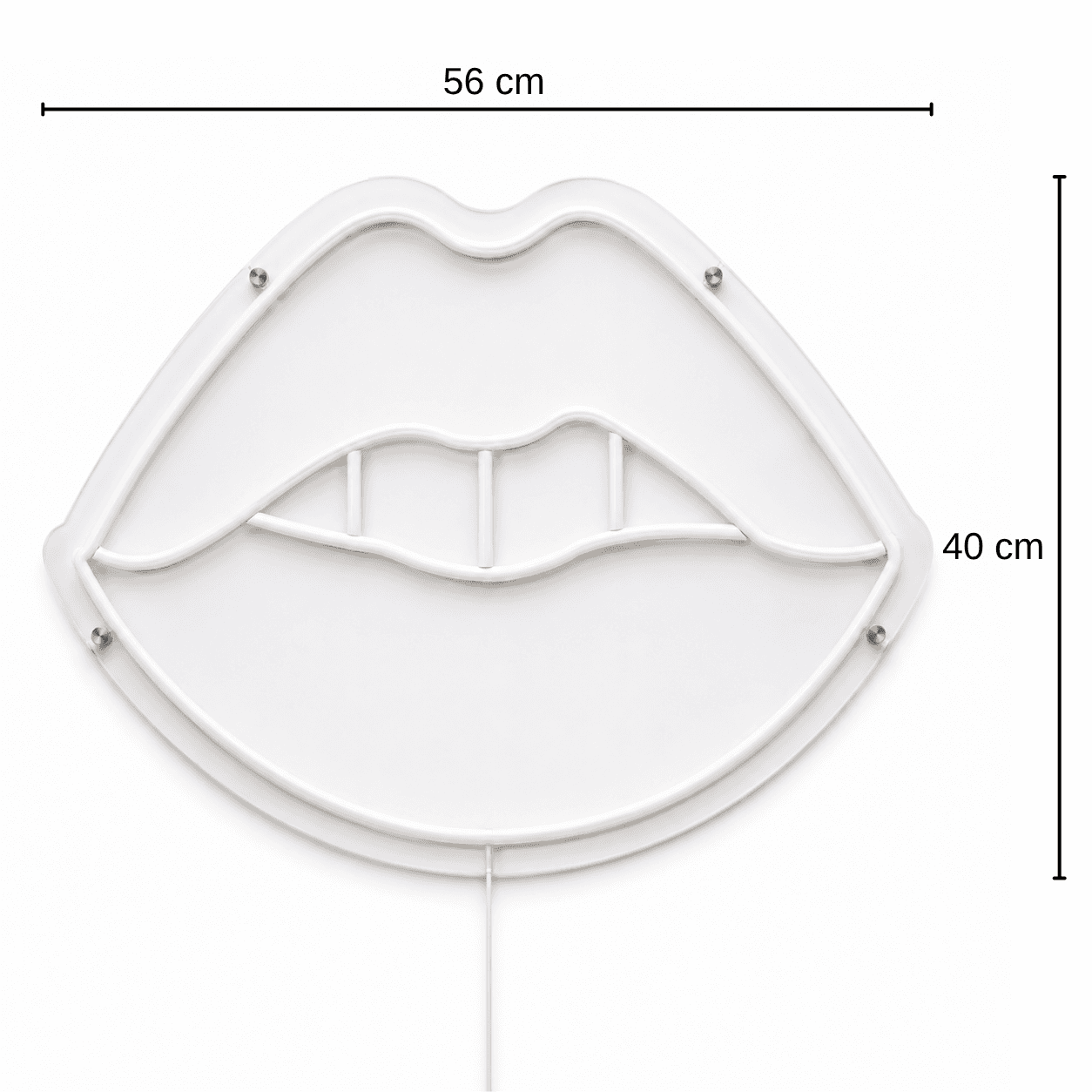 Dudak Neon led 1.Nesil Neon Led 40x56 cm