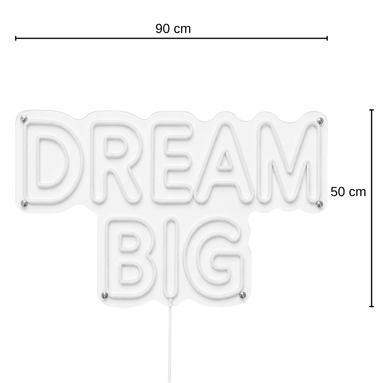 Dream Bıg Neon led 1.Nesil Neon Led 90x50 cm