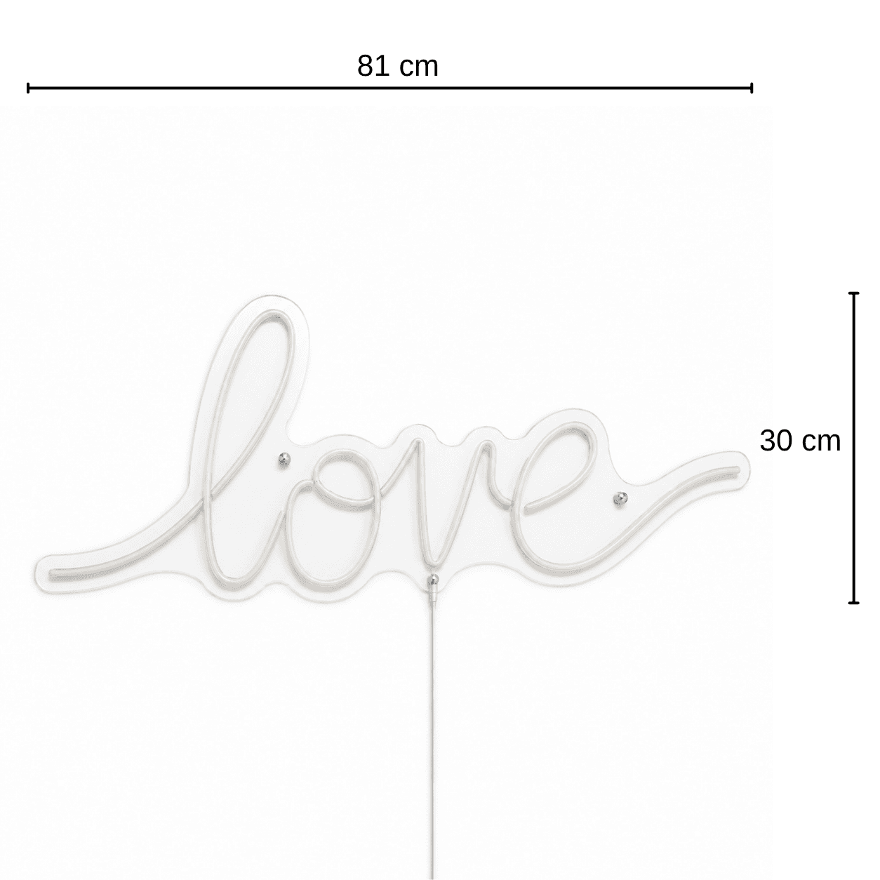 Love Neon led 1.Nesil Neon Led 30x81 cm