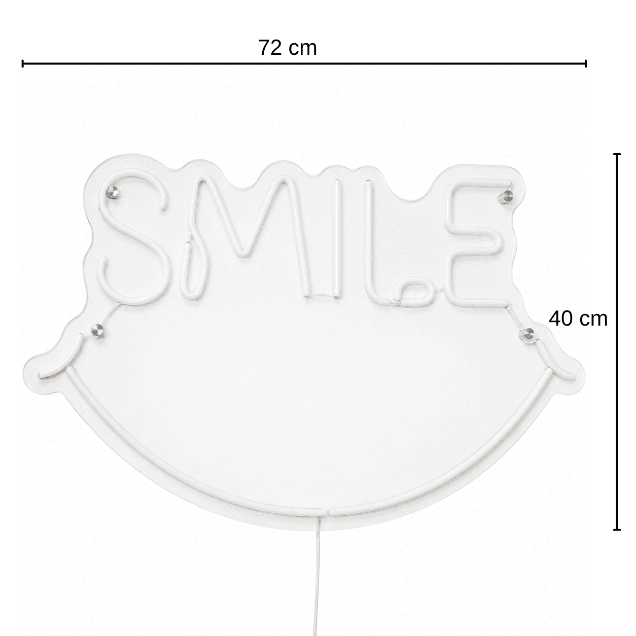 Smile Neon led 1.Nesil Neon Led 72x40 cm