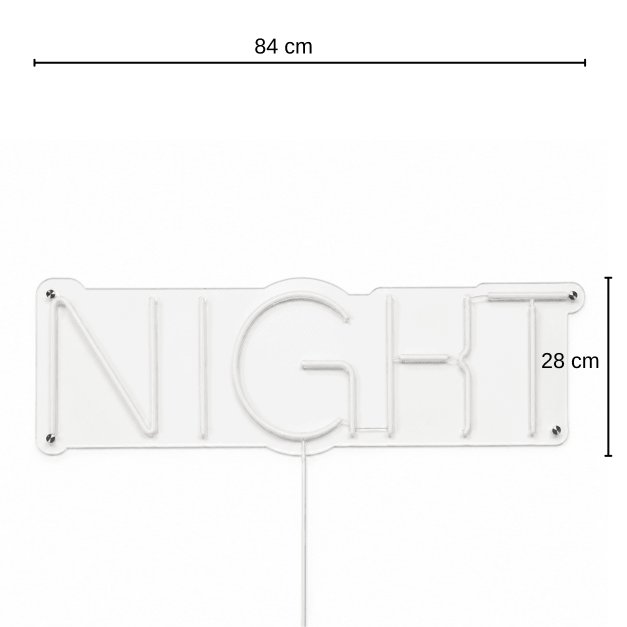 Night Neon led 1.Nesil Neon Led 84x28 cm