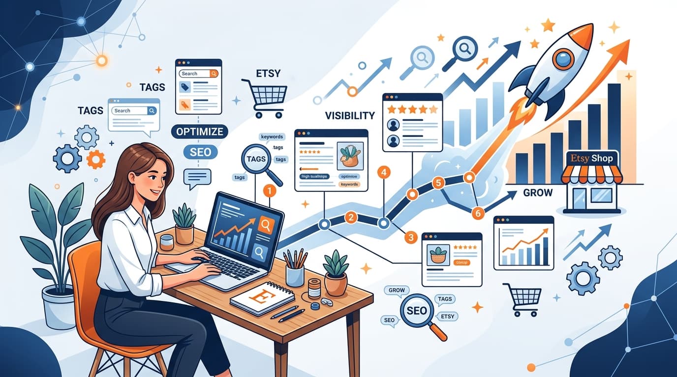 Etsy SEO Ayarları: 7 Adımda Görünürlüğünü Katla!