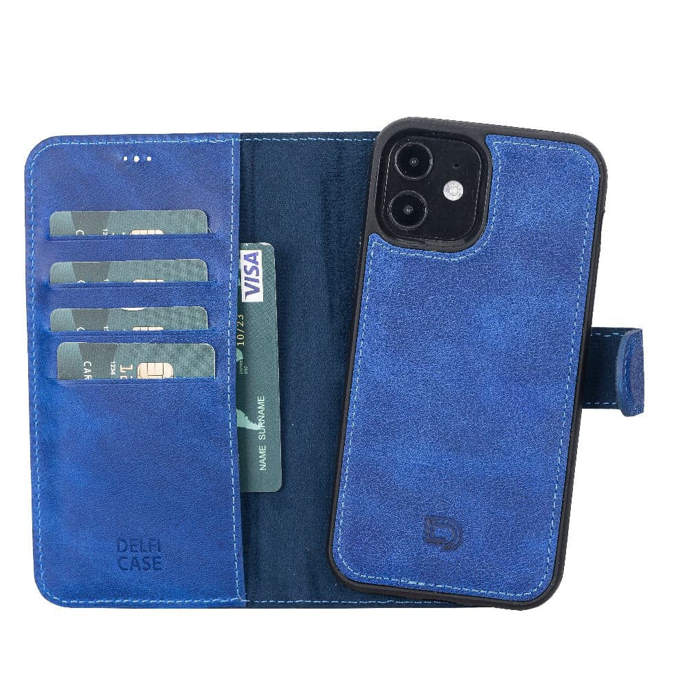 Delfi, Magic Leather iPhone 12 Pro Ayrılabilir Cüzdan Kılıfı