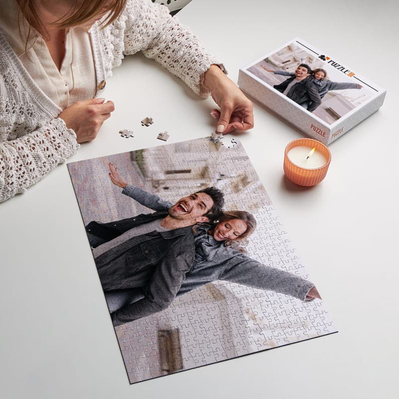 Kişiye Özel Kutulu 500-1000 Parça Puzzle