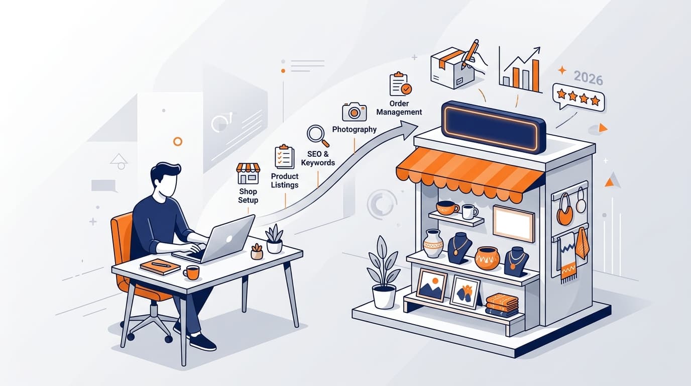 Etsy'de Sıfırdan Mağaza Açmak: 2026 Rehberi